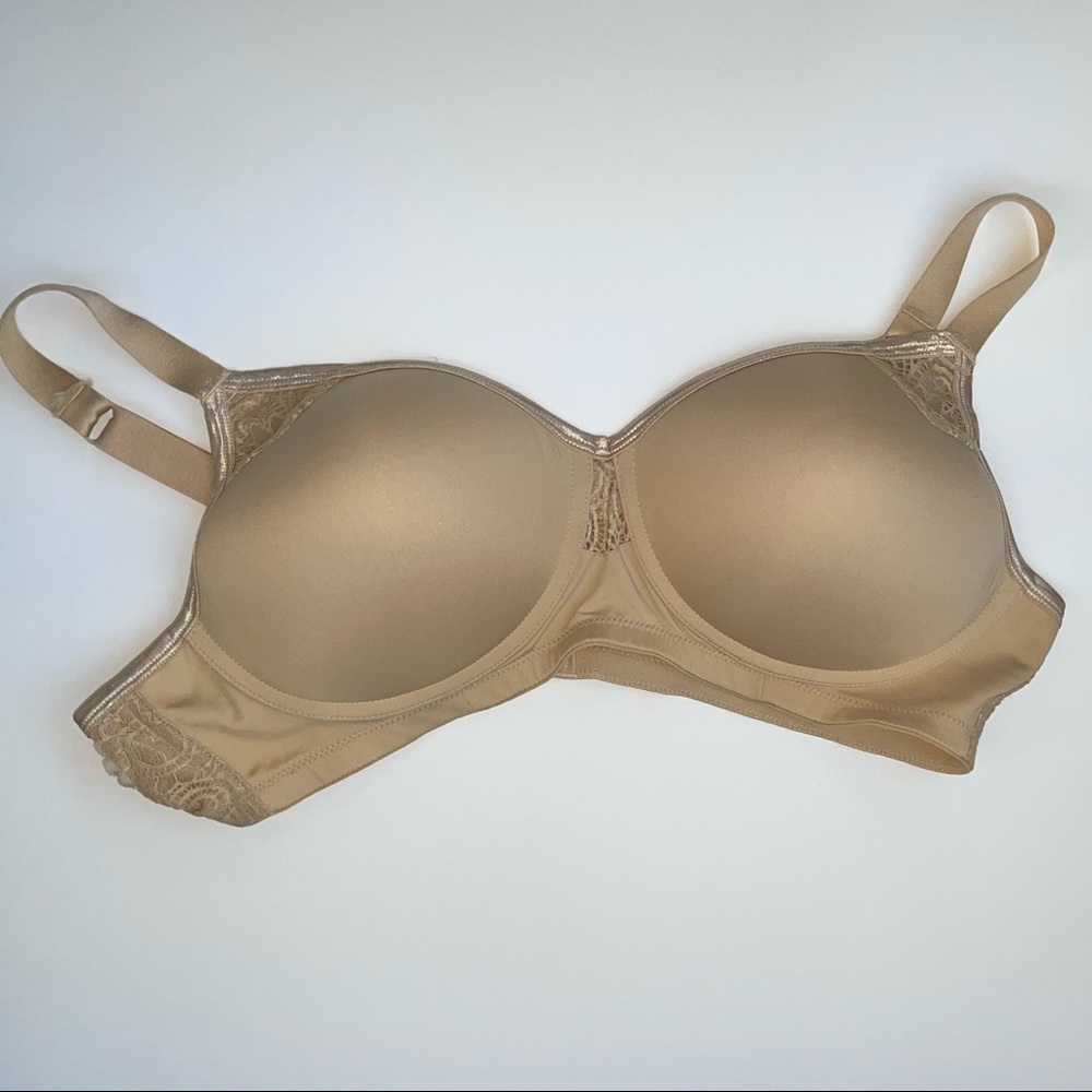 Comfort Choice Bra Wire-free Size 38B Tan